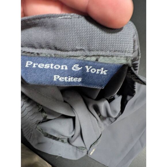 Preston & York Petites Dress Ankle Pants  Flat Front Women's Size 16P - Picture 2 of 5